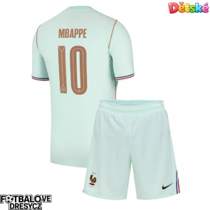 Francie Kylian Mbappe #10 Dětské Venkovní dres komplet MS 2026 Krátký Rukáv (+ trenýrky)